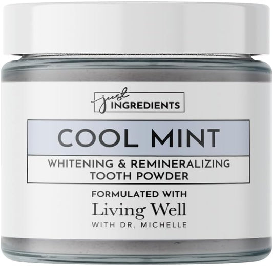 Remineralizing & Whitening Tooth Powder Cool Mint